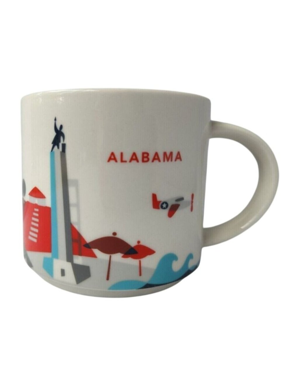Starbucks Alabama You Are Here Mug‎ 14oz State Collector Cup
